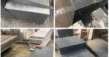 江门 芝麻黑地铺石材