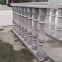 江门 芝麻白圆形光面花瓶柱，栏杆
