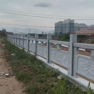 江门 石材河道栏杆