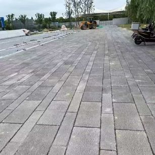 江门仿古石铺装效果