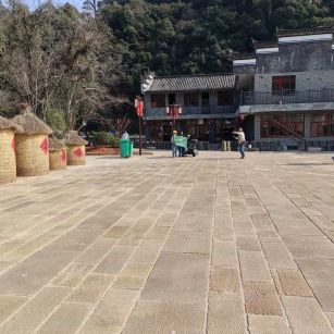 江门仿古石铺装效果