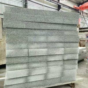 江门 芝麻白10公分300*600广场地铺，A料定制，尺寸标准，厚薄均匀