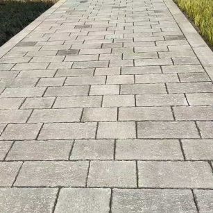 江门仿古石铺装效果