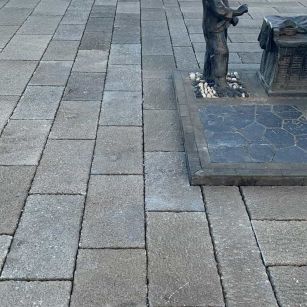 江门仿古石铺装效果