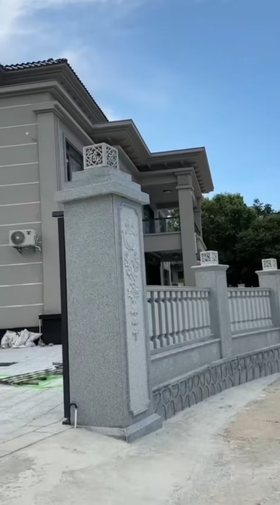 江门 芝麻白别墅围墙栏杆，私人订制