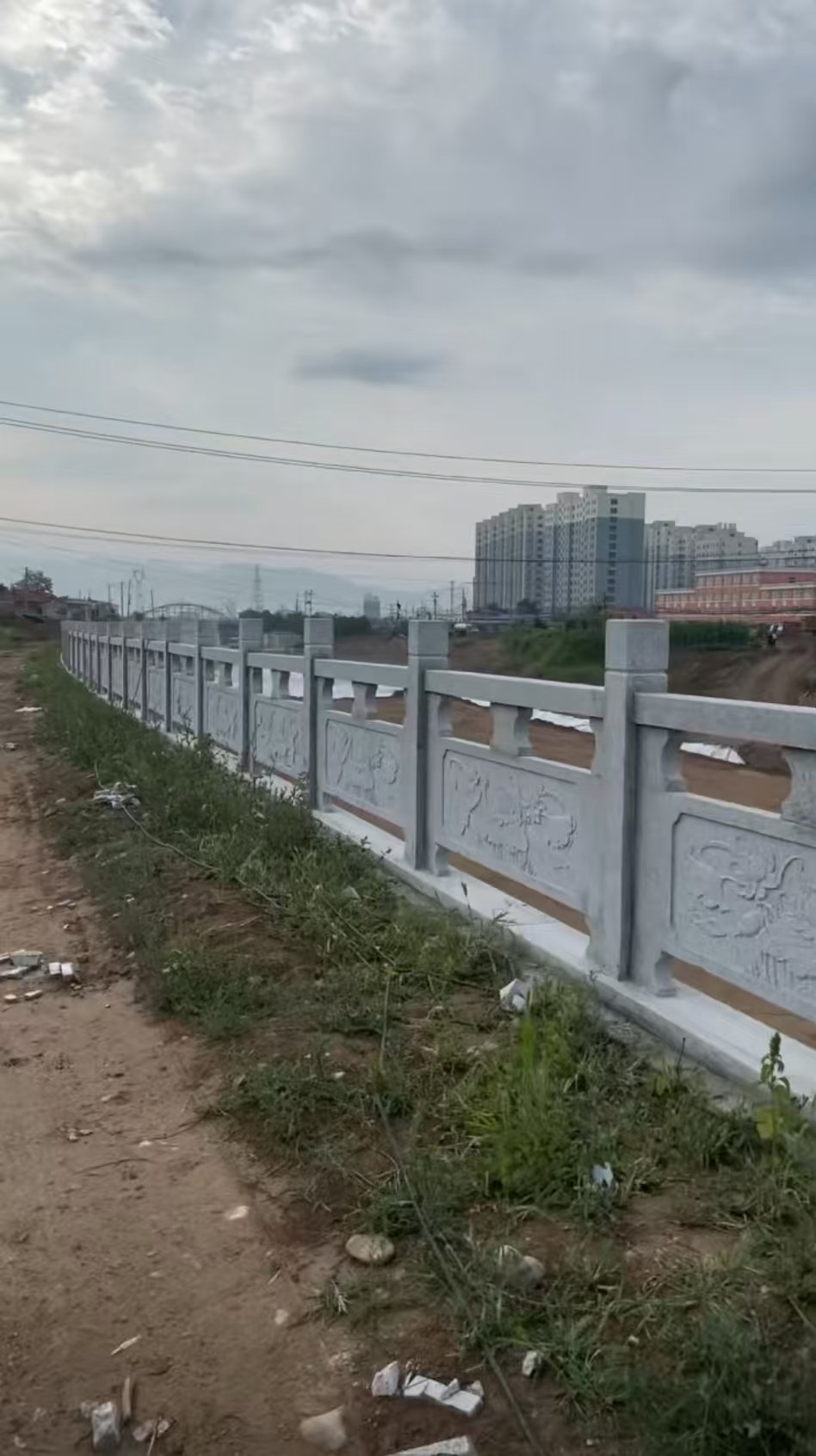 江门 石材河道栏杆