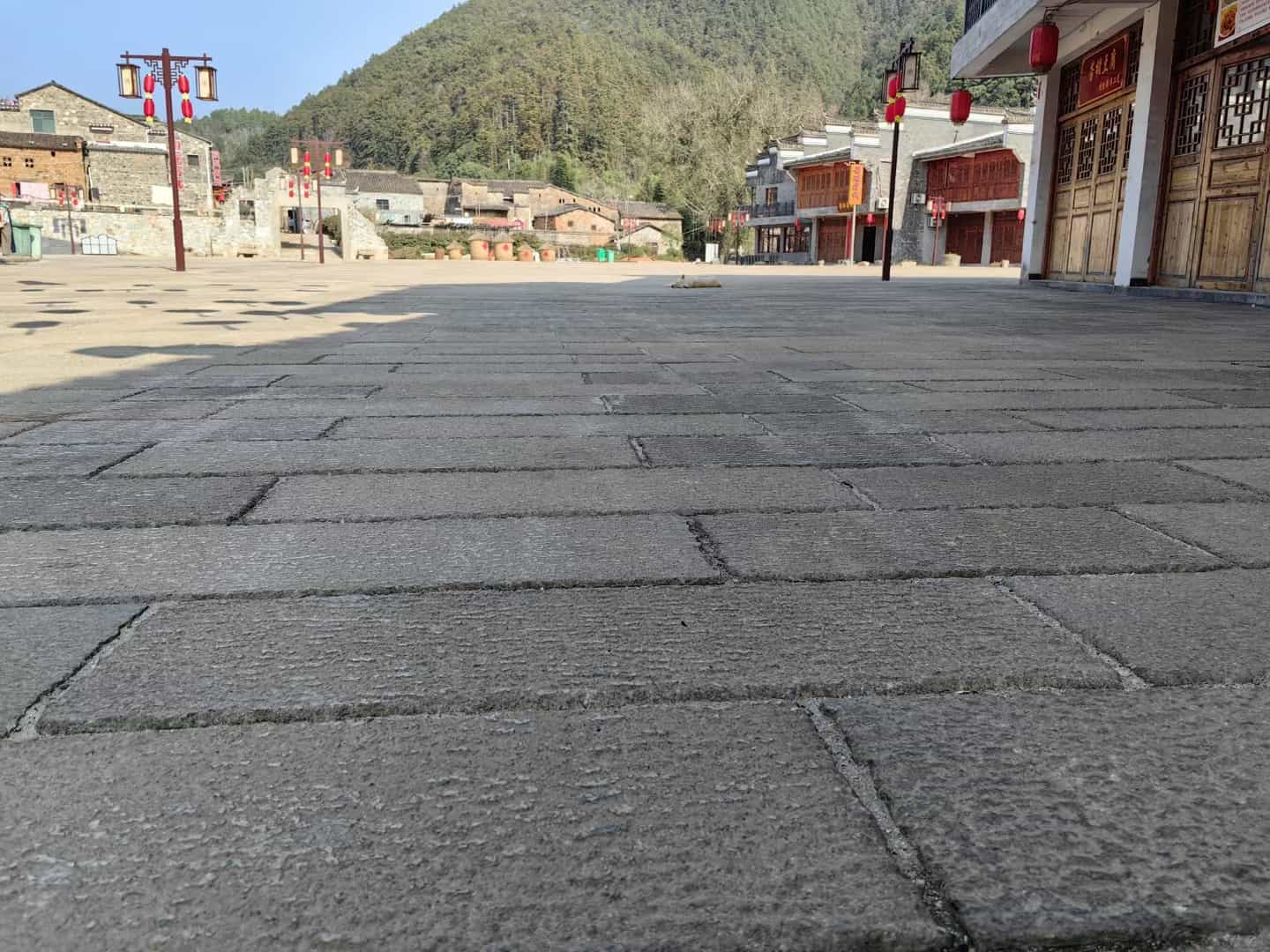 江门仿古石铺装效果