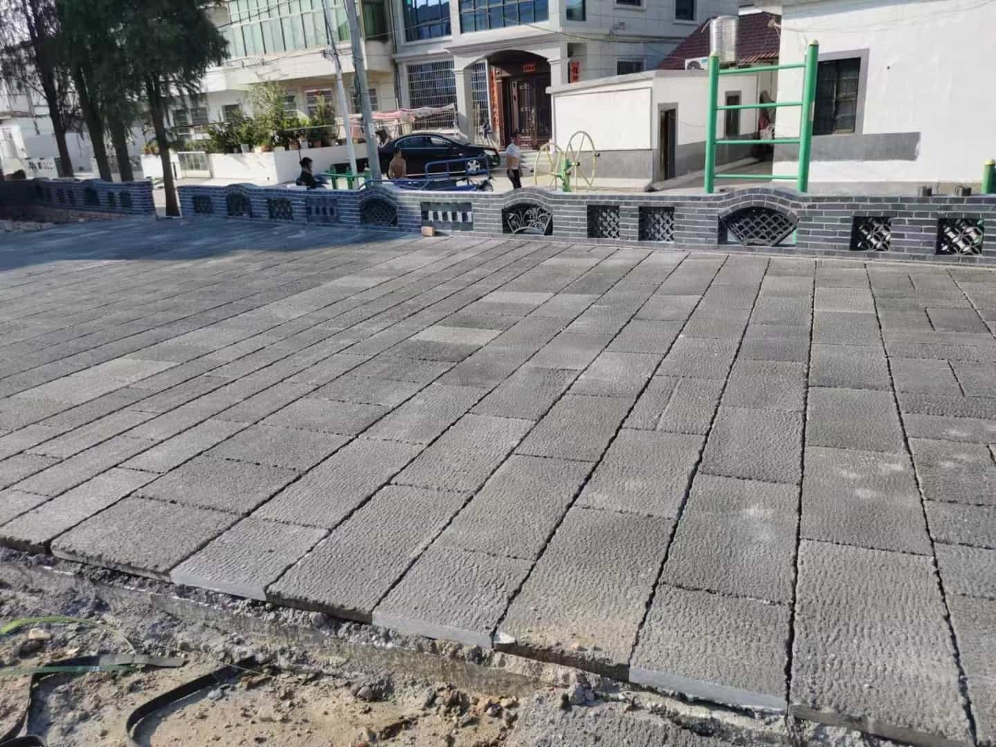 江门仿古石铺装效果