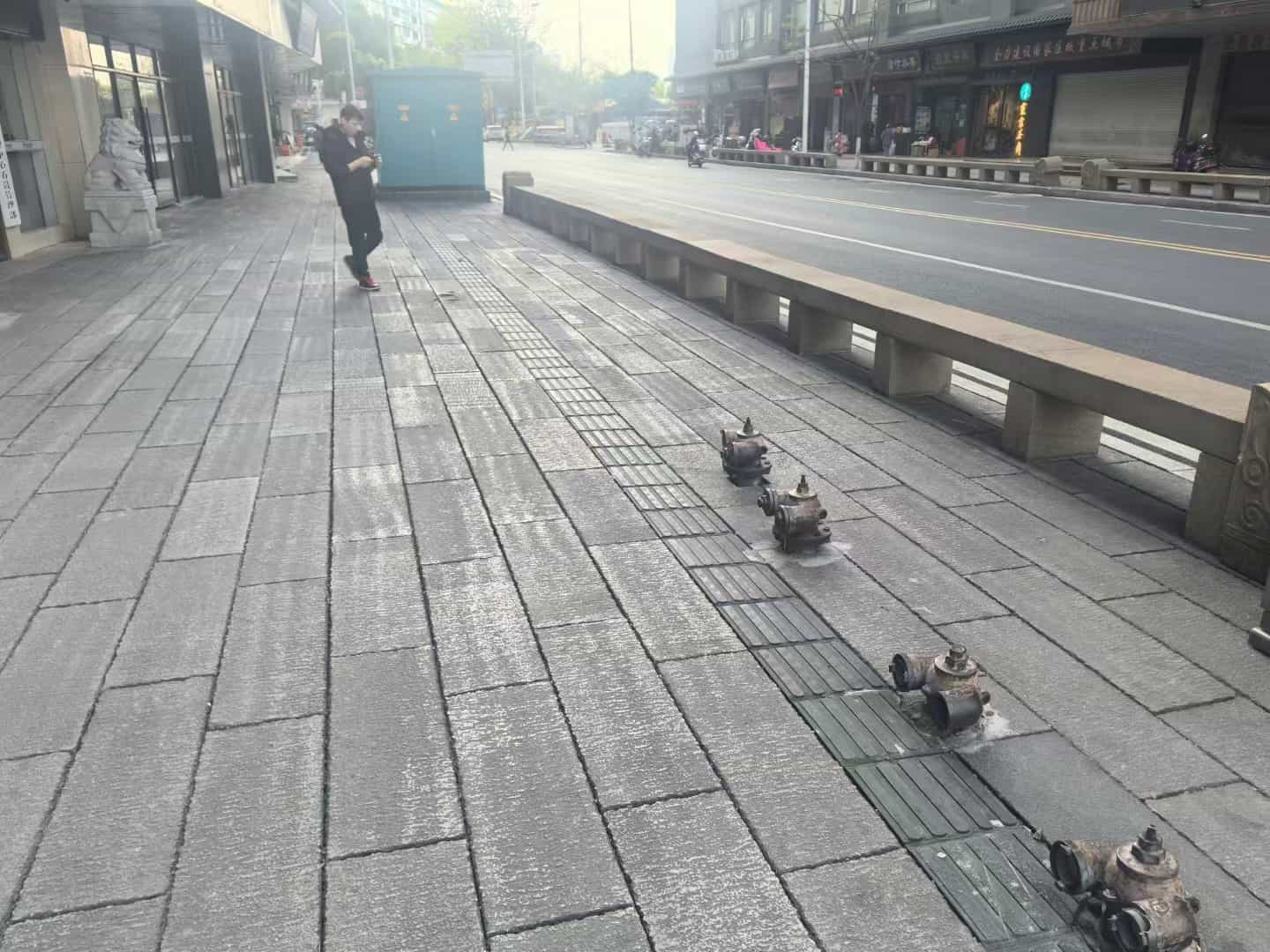 江门仿古石铺装效果