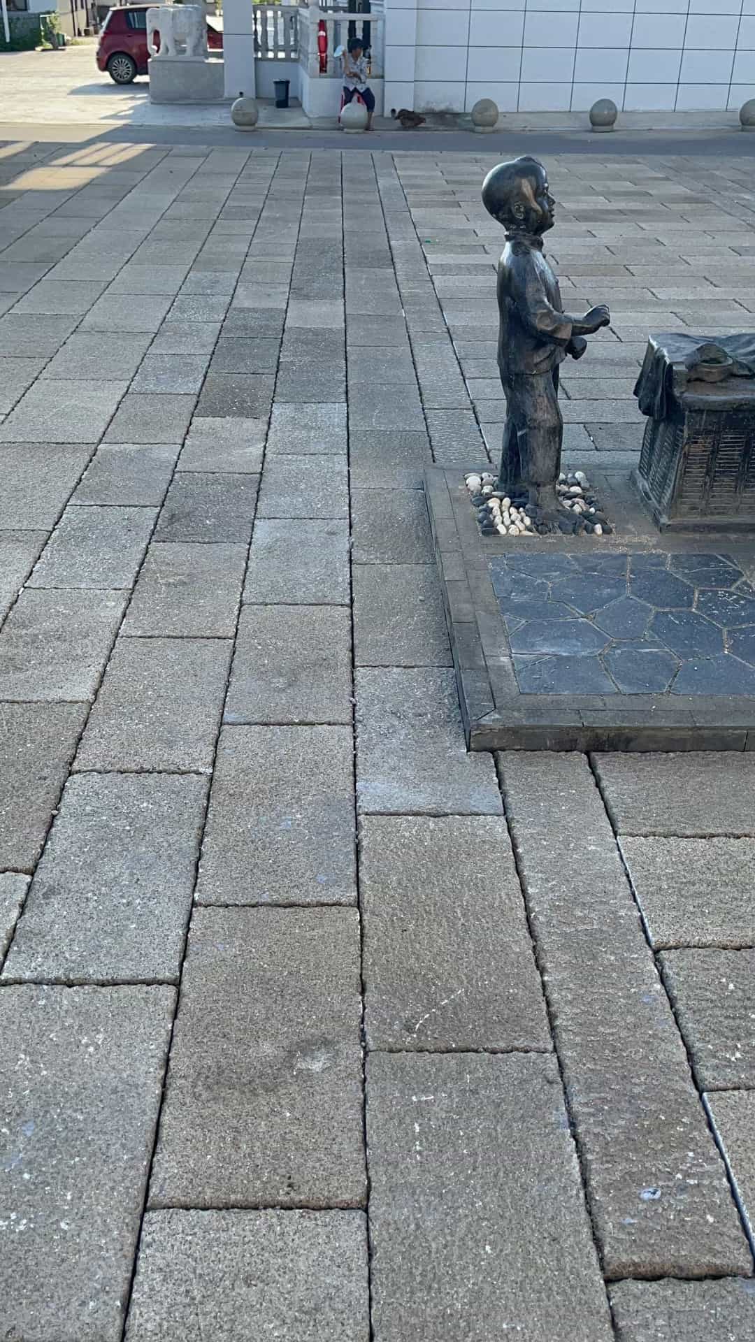 江门仿古石铺装效果