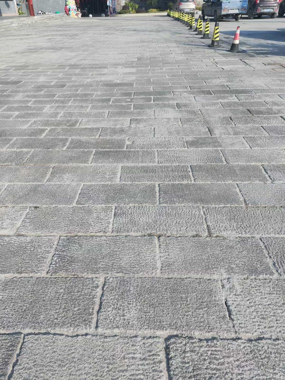 江门仿古石铺装效果