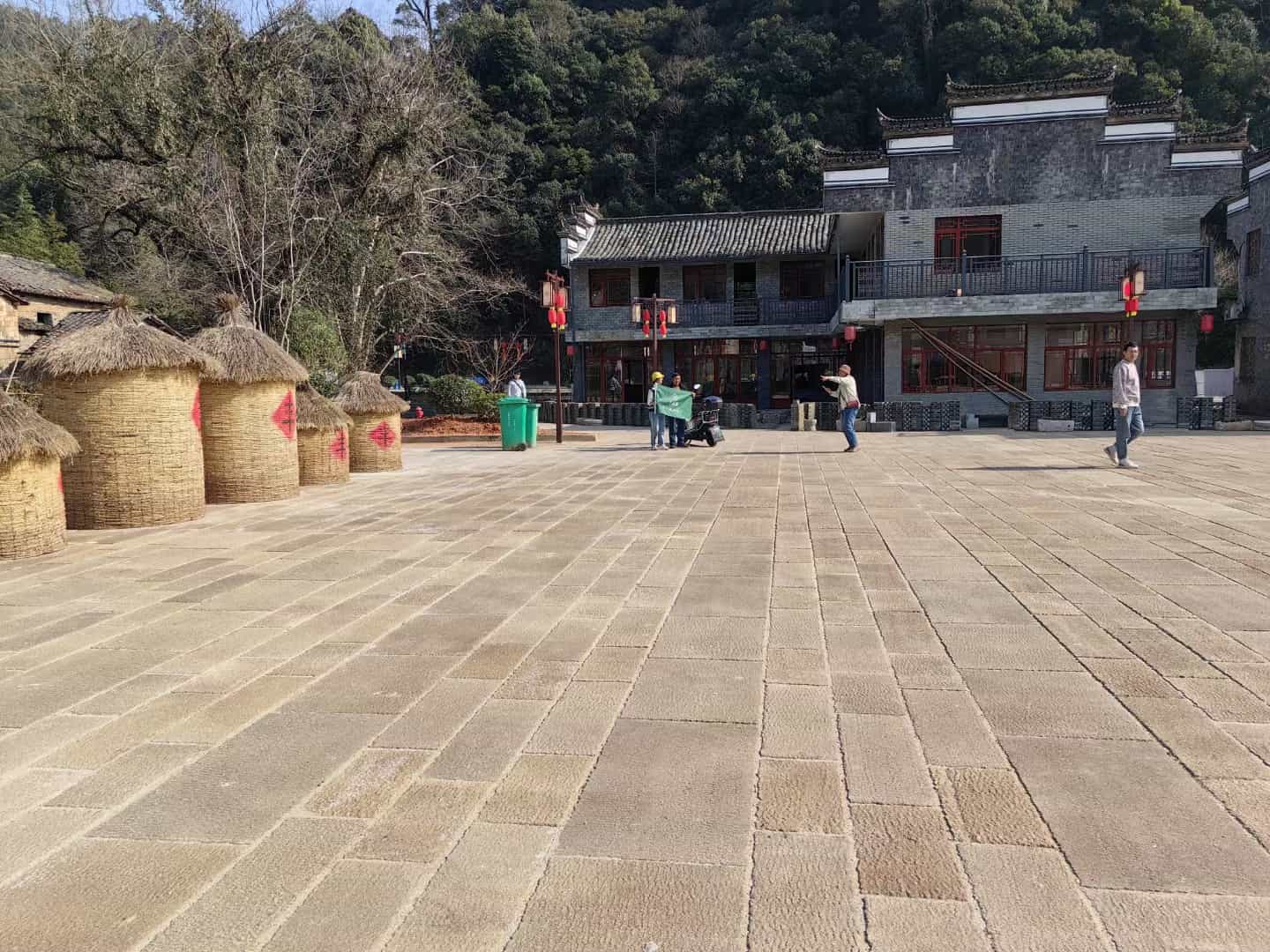 江门仿古石铺装效果
