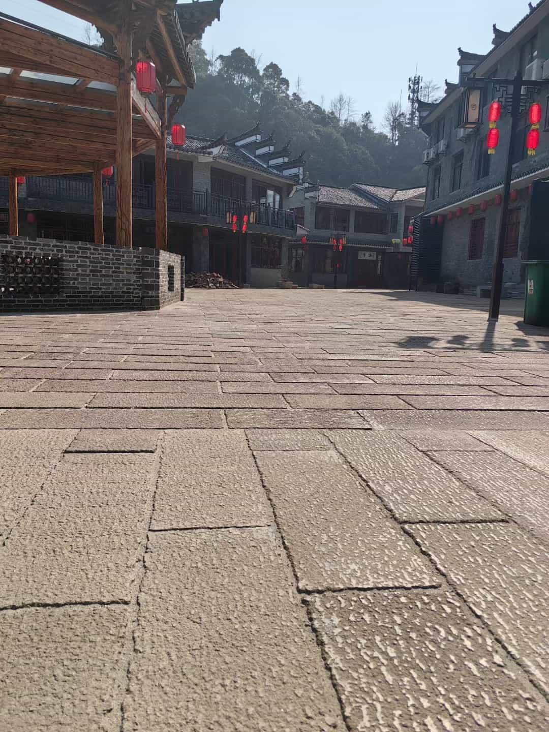 江门仿古石铺装效果