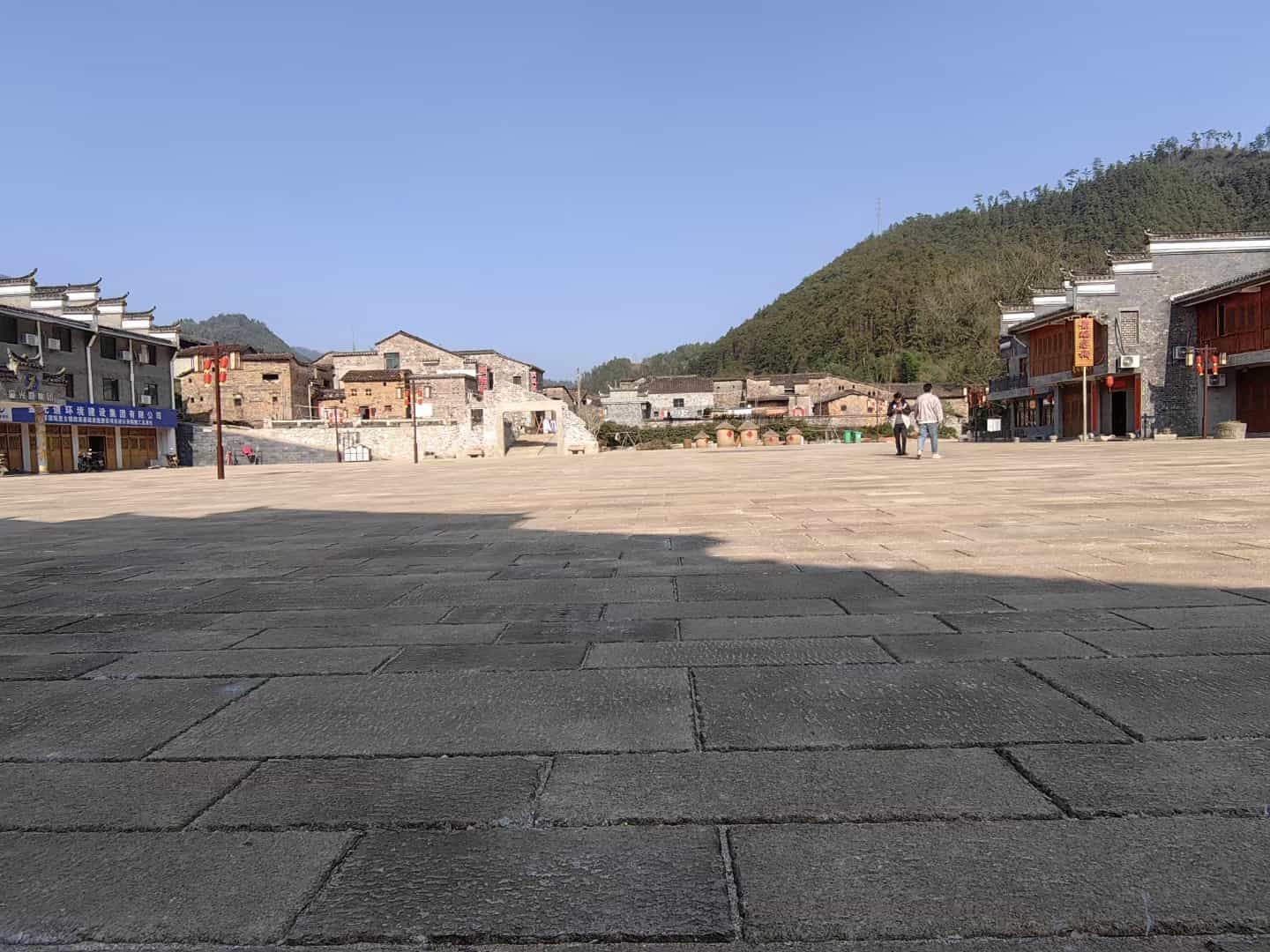 江门仿古石铺装效果
