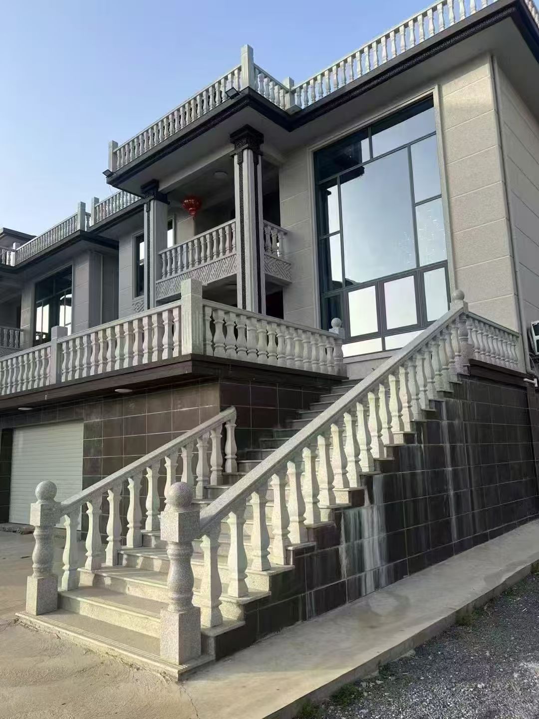 江门 芝麻白别墅阳台栏杆，楼梯栏杆