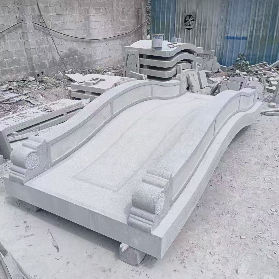 江门 芝麻灰花岗岩园林景观 小石桥