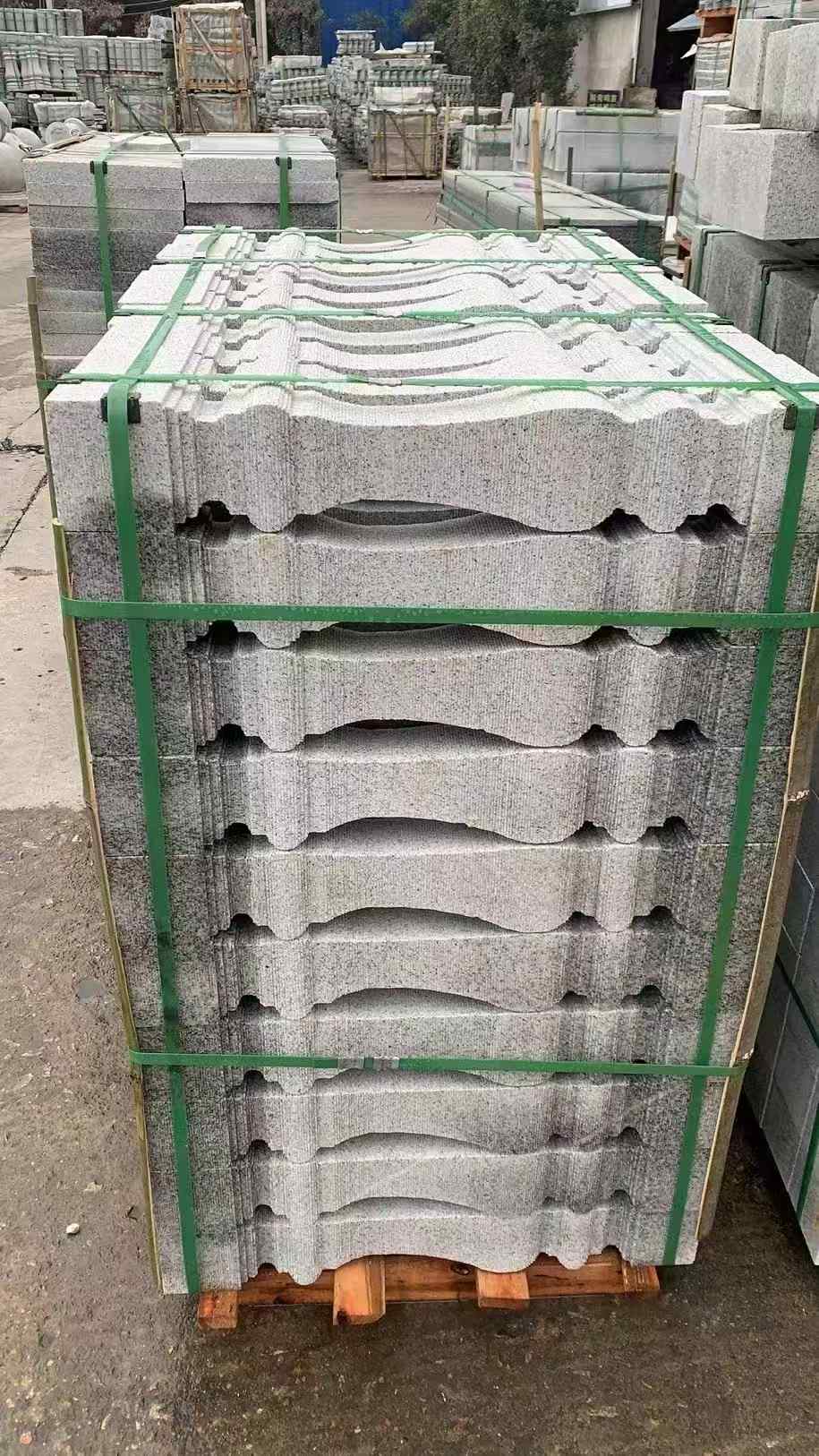 江门 芝麻白方形拉丝面，栏杆花瓶柱